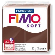 Полимерная глина FIMO Soft 75 (шоколадный) 57г арт. 8020-75